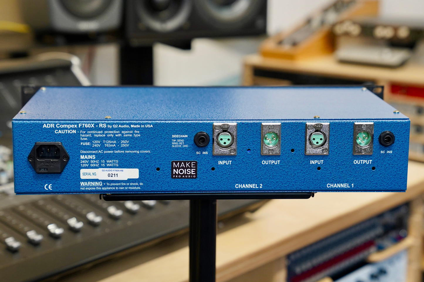 Q2 Audio F760X-RS Compex Limiter
