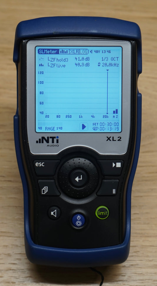 NTI XL2 Audio and Acoustic Analyzer