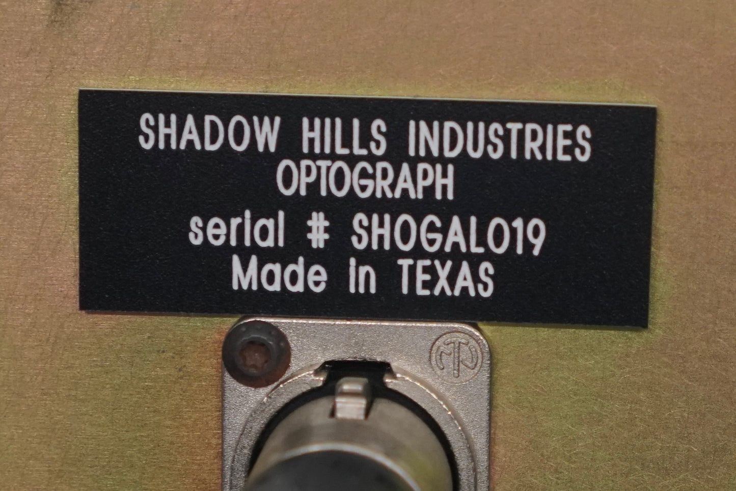 Shadow Hills Optograph