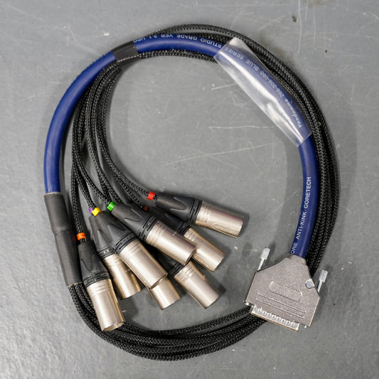 1.25m DB25 to Neutrik Male XLR Cable (New)