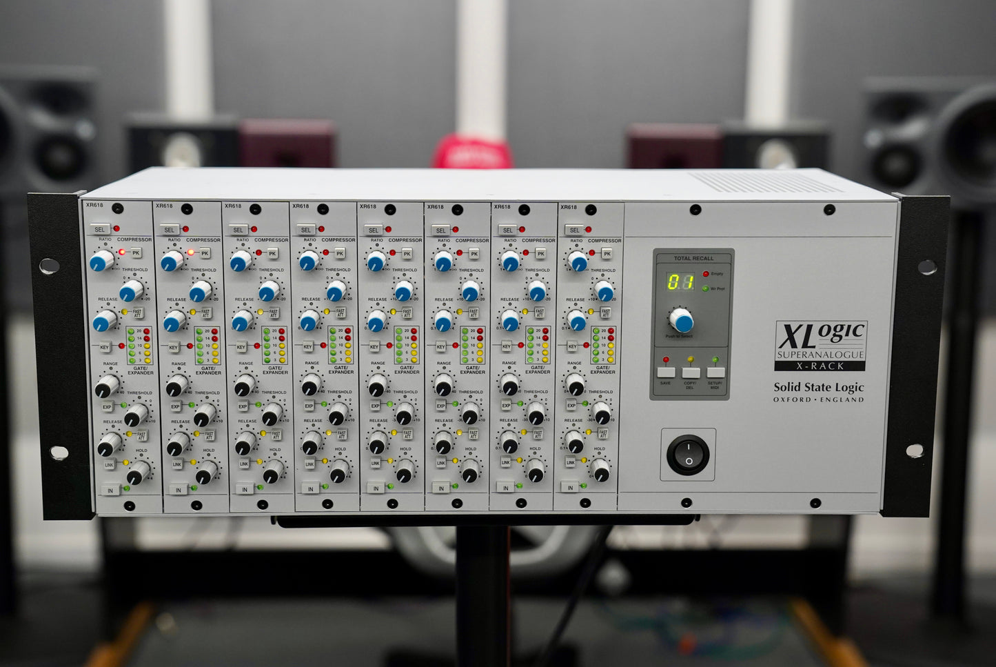 SSL X-Rack with 8x XR618 Dynamics