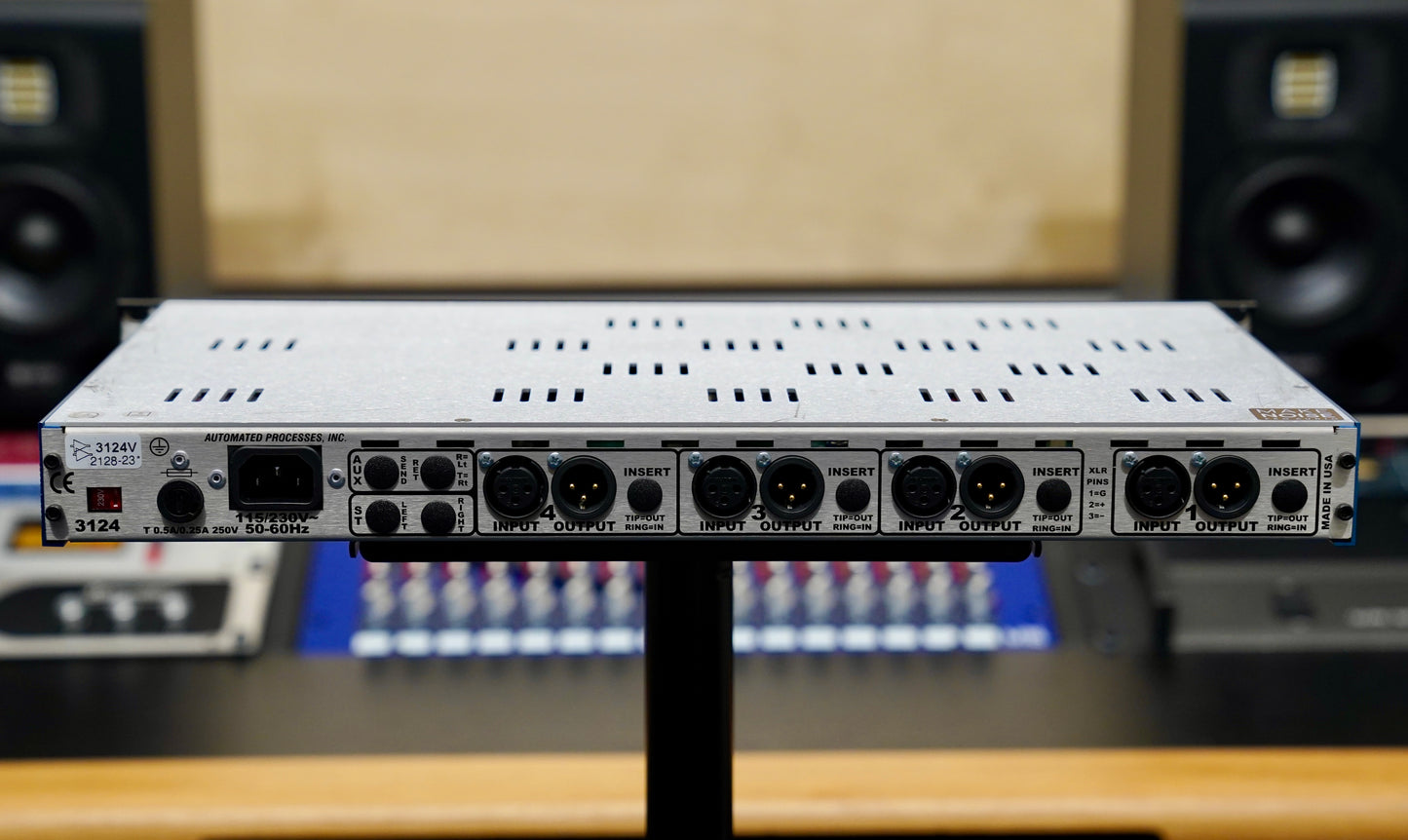 API 3124V 4-Channel Microphone/Line Preamp