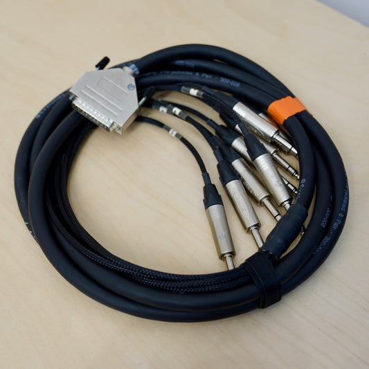 3m Neutrik/Evolution DB25 to 1/4” TRS Loom