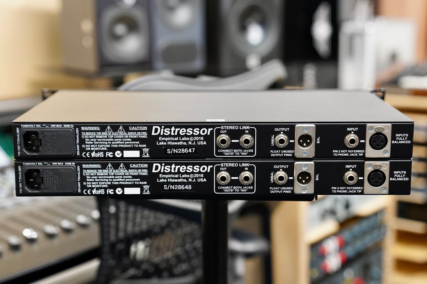 Empirical Labs EL8X-S Distressor Stereo Pair