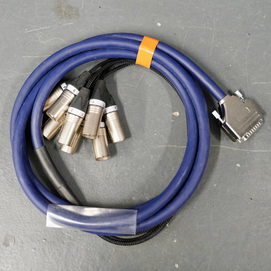 3M DB25 to Neutrik Male XLR Cable (New)