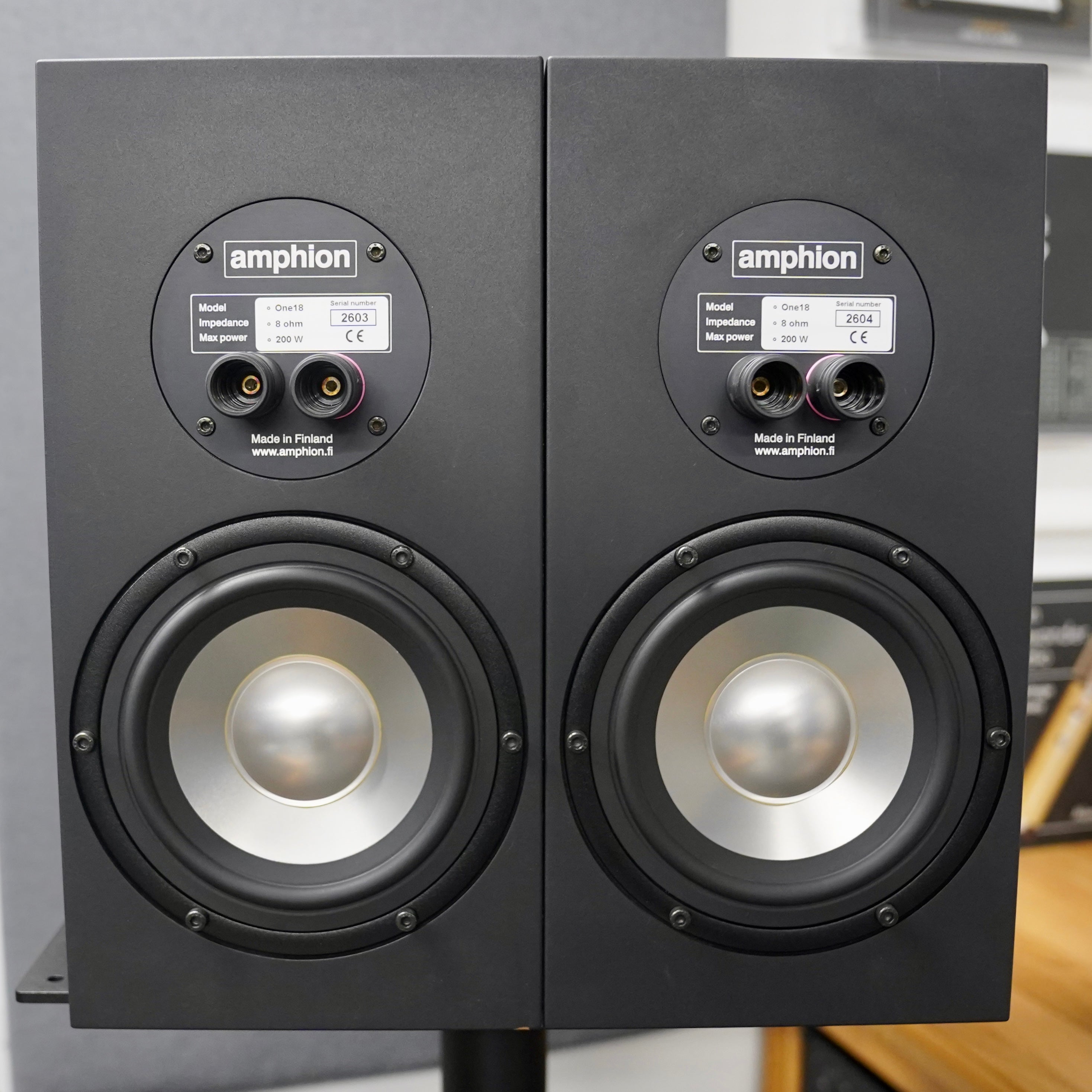 Amphion One18 (Pair) w/ Amp100 – Make Noise Pro Audio