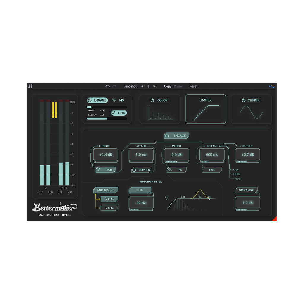 Bettermaker Mastering Limiter 2.0