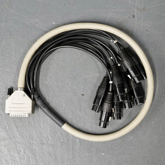 1m DB25 to Female XLR Loom