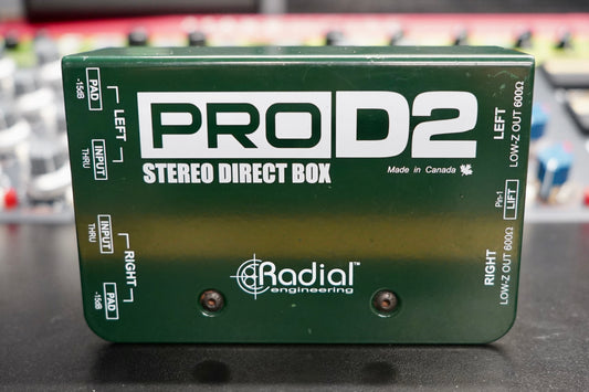 Caja Directa Estéreo Radial PRO D2