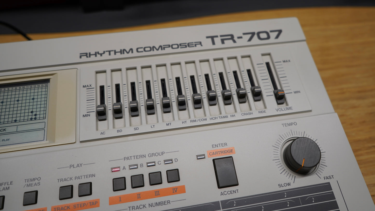 Roland TR-707 Rhythm Composer w/ HKA ROM Expansion