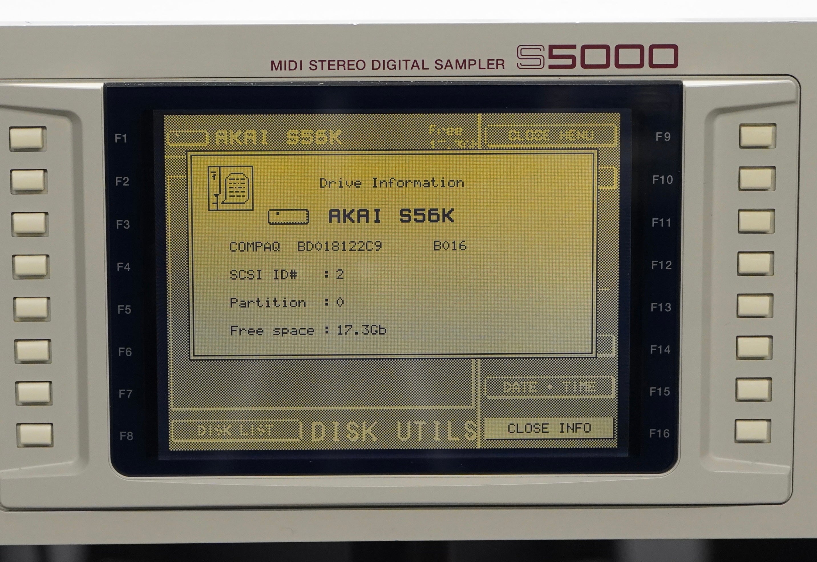 Akai S5000 Stereo Digital Sampler – Make Noise Pro Audio
